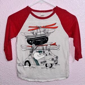 Crewcuts Red and White Cotton Shirt